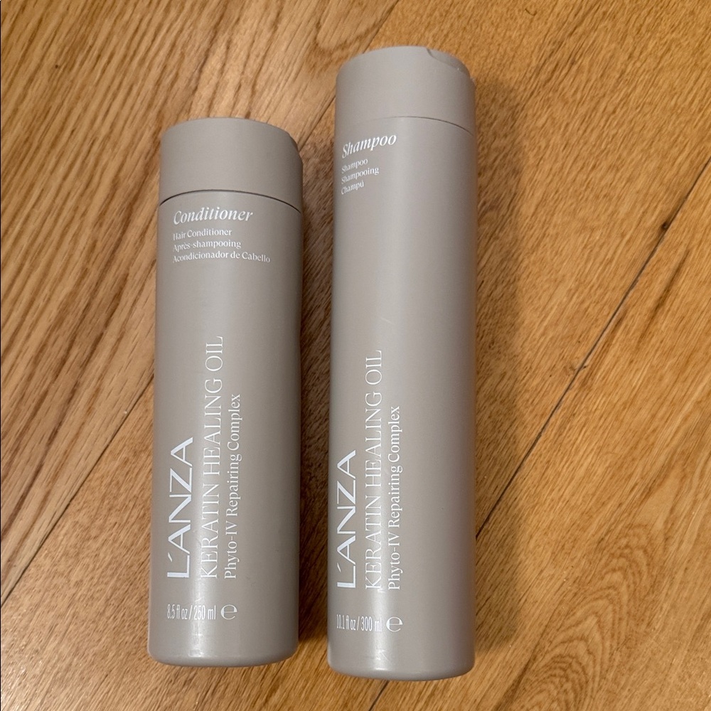 NEW Lanza Keratin Healing Oil Shampoo 300 ml and Conditioner 250 ml set